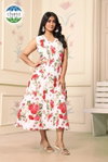Maulasri By Chansi Trendz Polyster One Piece Western Dress Wholesale Market In Surat